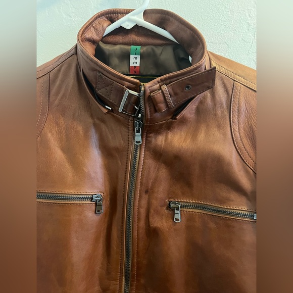 Other - Men’s 100% Italian (Florence) Handcrafted Leather Jacket - Jimmy's Leather - M